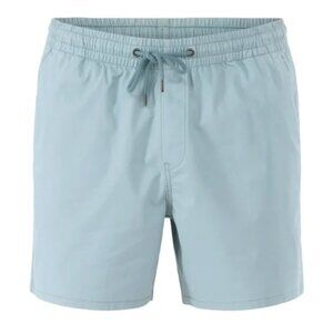 No Boundaries Men's & Big Men's Cotton Twill 6" Shorts AQUA